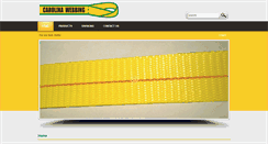 Desktop Screenshot of carolinawebbing.com